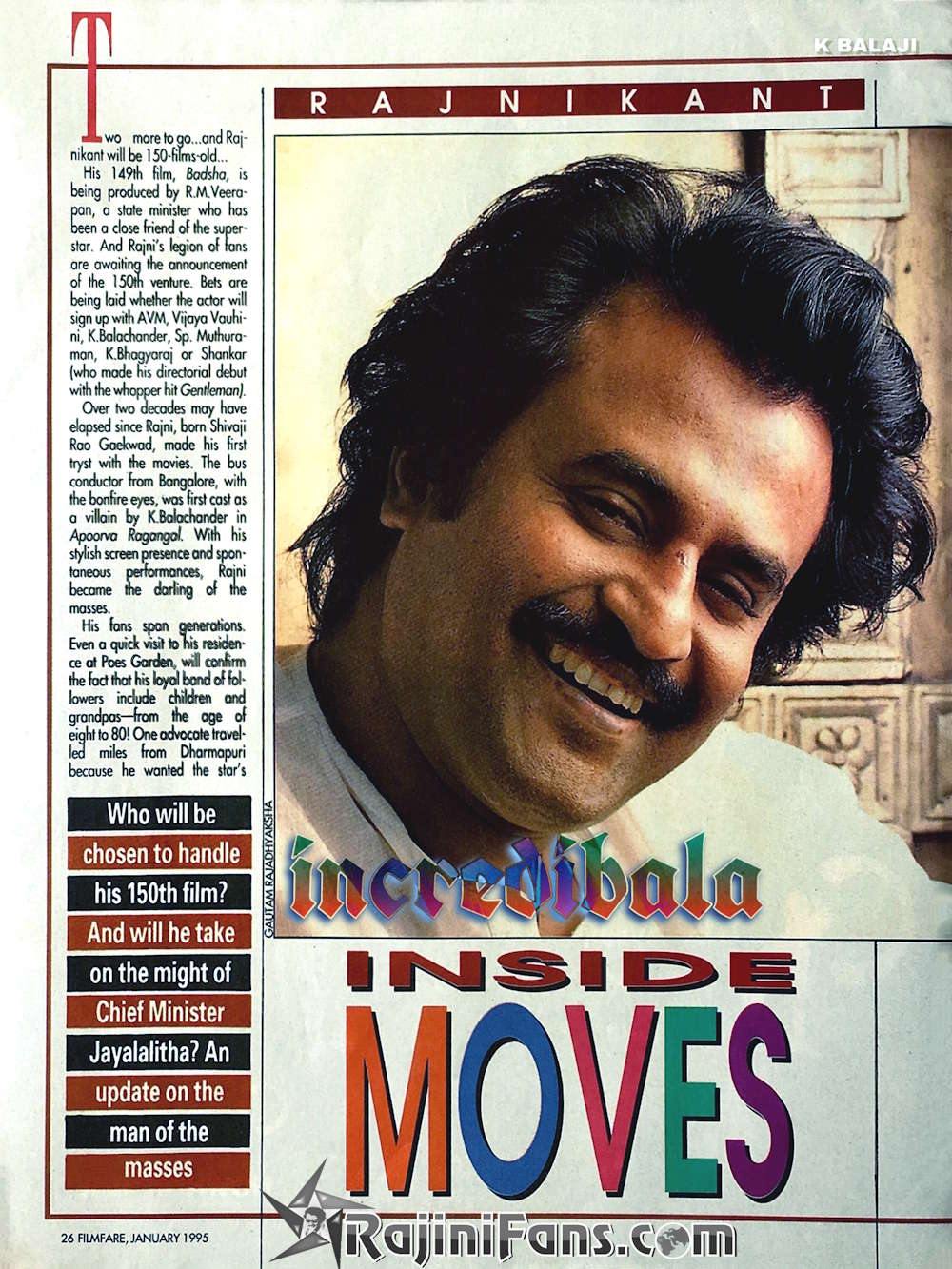 Miscellaneous Rajinikanth article / image 52